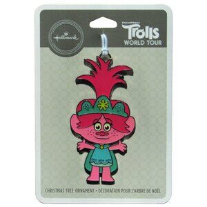 New! Trolls World Tour Metal & Enamel Hallmark Christmas Ornament 2020 Poppy